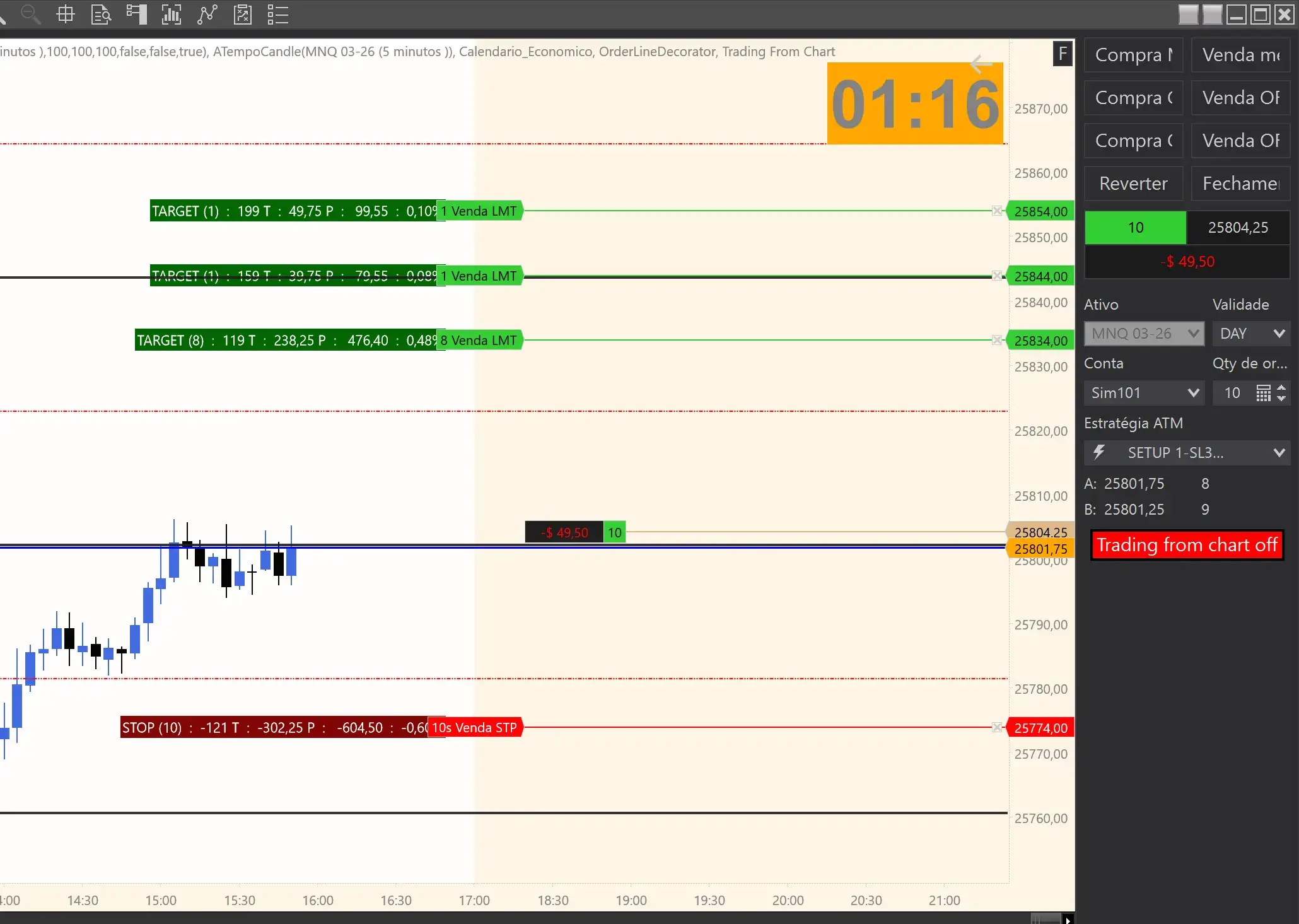 Como Configurar o NinjaTrader para operar Mesas Proprietárias 7 3780 Print Orderline decorator