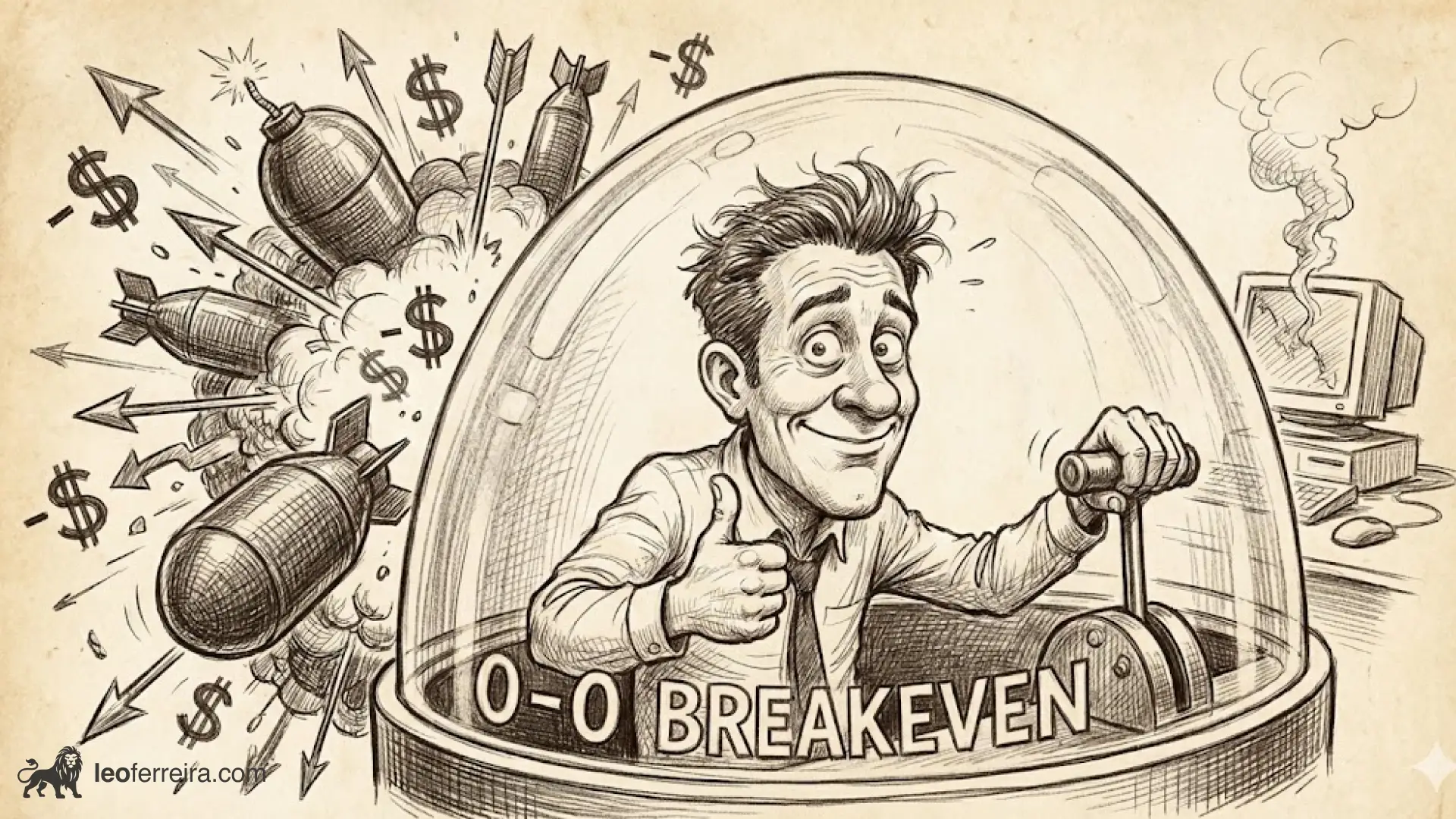 Breakeven no day trade, Gestão de Emoções, Redução de Risco, Stop no zero a zero, Preservação de Capital